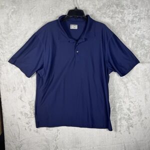PGA Champions Tour‎ Golf Polo Men's Regular XXL Blue Active Short Sleeve